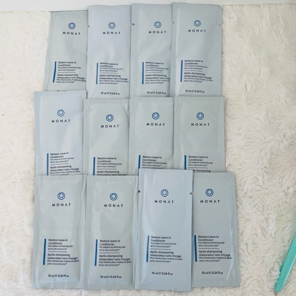 Monat Restore Leave-In Conditioner for Medium to thick Dry Hair 10ml x 12 sachet